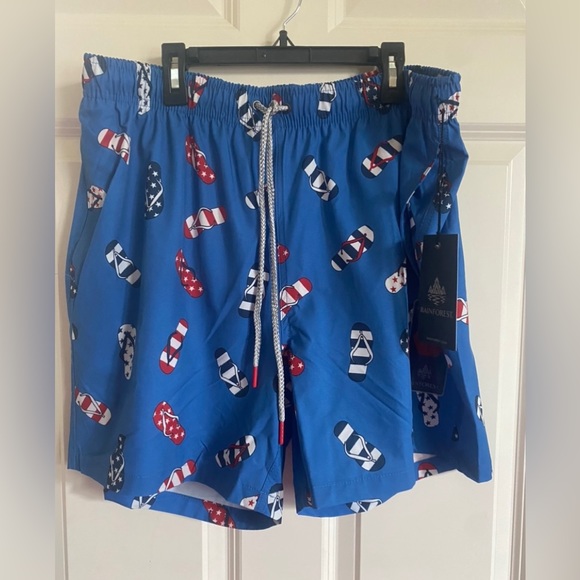 Rainforest Flip Flop Swim Trunk Shorts - Picture 5 of 6